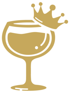 2-Casual-Luxe Gold cocktail glass icon with a crown for casual luxury and premium nightlife.